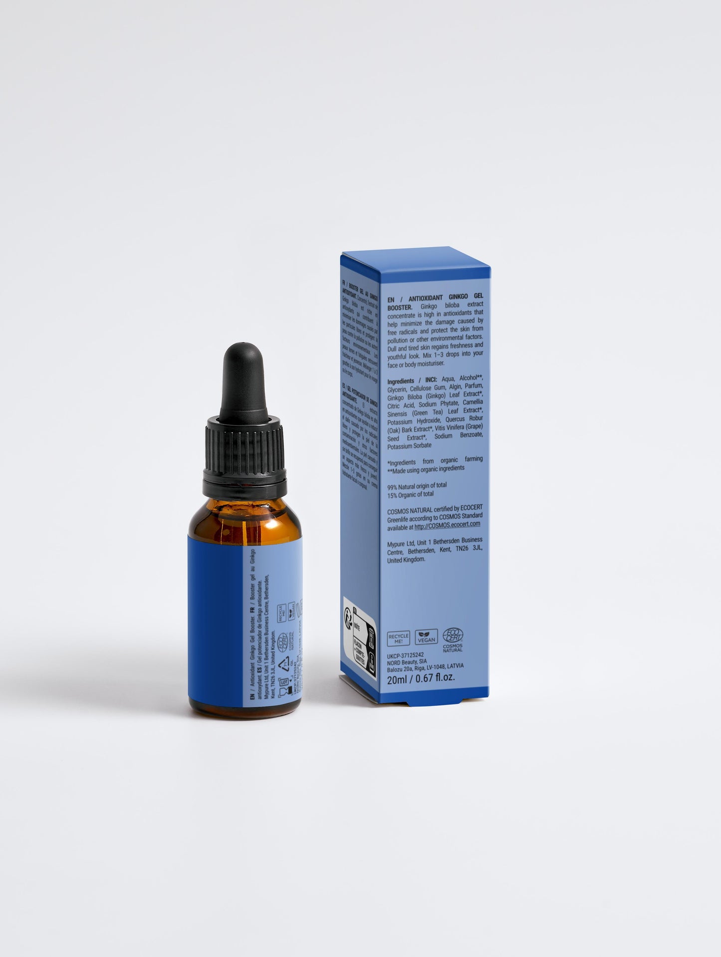 Booster de gel antioxydant au ginkgo