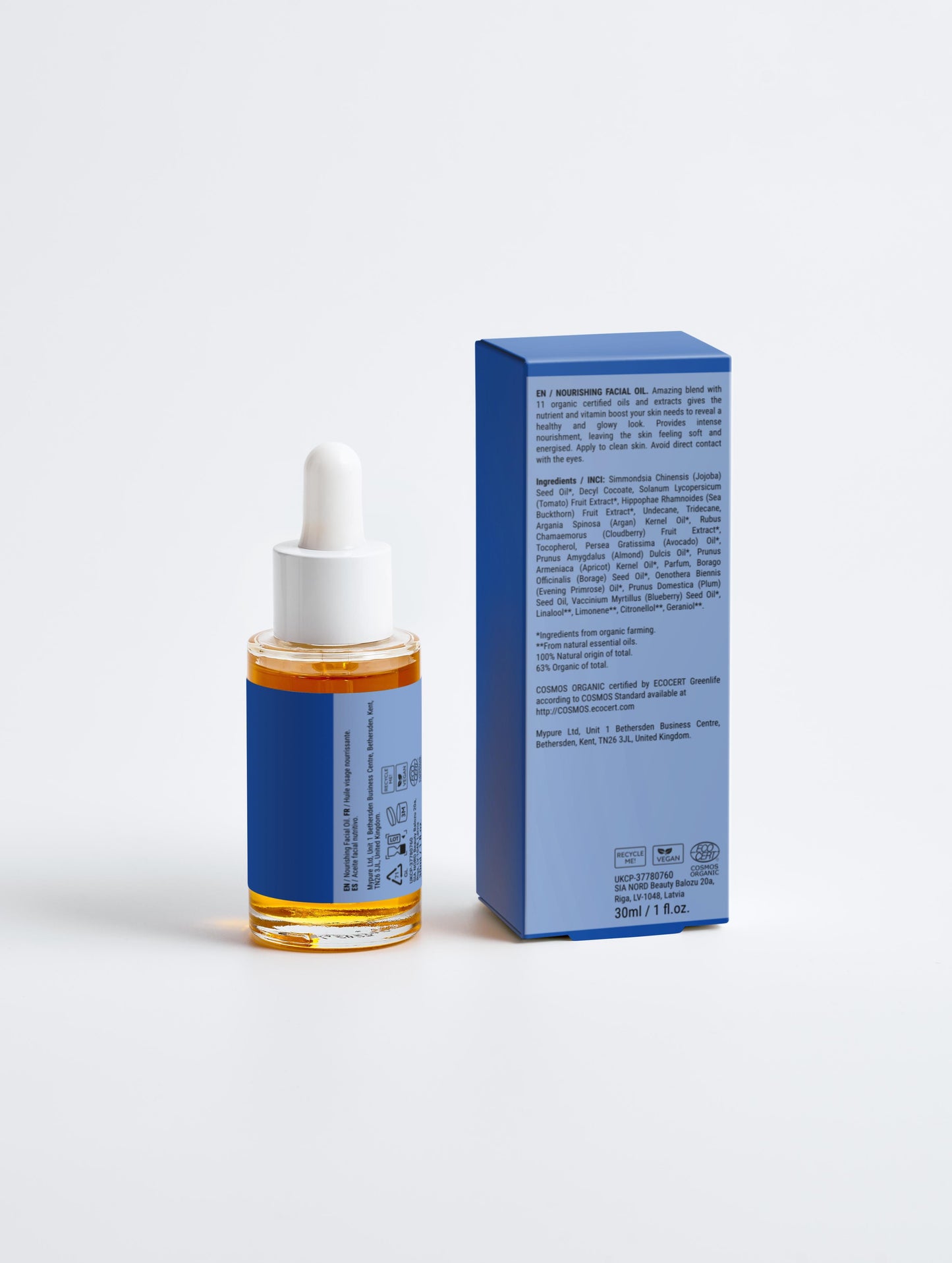 Huile nourrissante pour le visage